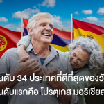 全球退休天堂排名出炉：葡萄牙居首！泰国位列第34！
